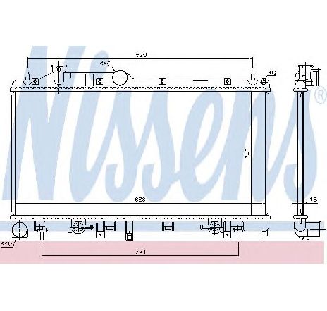 Radiator, racire motor NISSENS 67725</br>Piesa auto pentru Radiator racire apa/ ulei Radiator, racire motor NISSENS 67725</br>Piesa auto pentru Radiator racire apa/ ulei