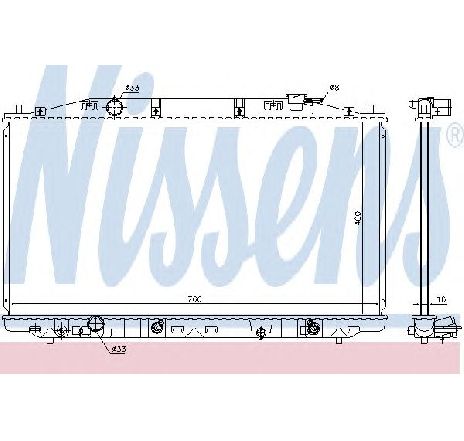 Radiator, racire motor NISSENS 68096</br>Piesa auto pentru Radiator racire apa/ ulei Radiator, racire motor NISSENS 68096</br>Piesa auto pentru Radiator racire apa/ ulei