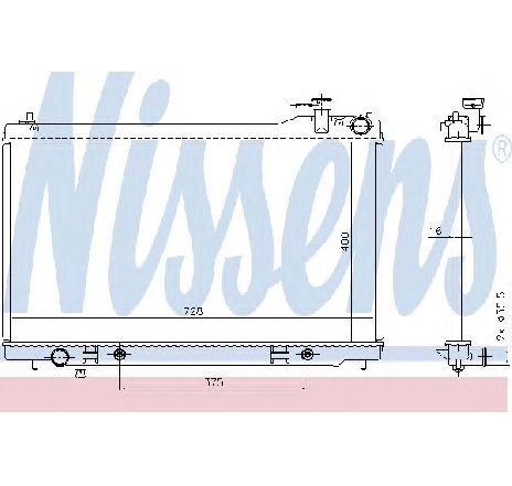 Radiator, racire motor NISSENS 681212</br>Piesa auto pentru Radiator racire apa/ ulei Radiator, racire motor NISSENS 681212</br>Piesa auto pentru Radiator racire apa/ ulei