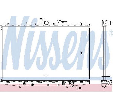 Radiator, racire motor NISSENS 681385</br>Piesa auto pentru Radiator racire apa/ ulei Radiator, racire motor NISSENS 681385</br>Piesa auto pentru Radiator racire apa/ ulei