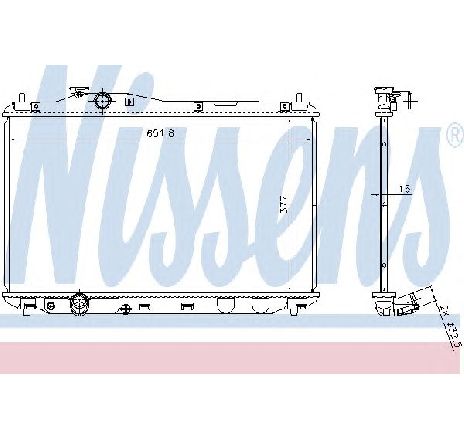 Radiator, racire motor NISSENS 681387</br>Piesa auto pentru Radiator racire apa/ ulei Radiator, racire motor NISSENS 681387</br>Piesa auto pentru Radiator racire apa/ ulei