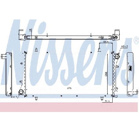 Radiator, racire motor NISSENS 68220</br>Piesa auto pentru Radiator racire apa/ ulei Radiator, racire motor NISSENS 68220</br>Piesa auto pentru Radiator racire apa/ ulei