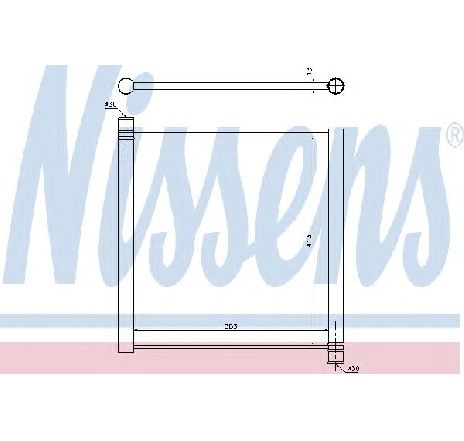 Radiator, racire motor NISSENS 68451 Radiator, racire motor NISSENS 68451