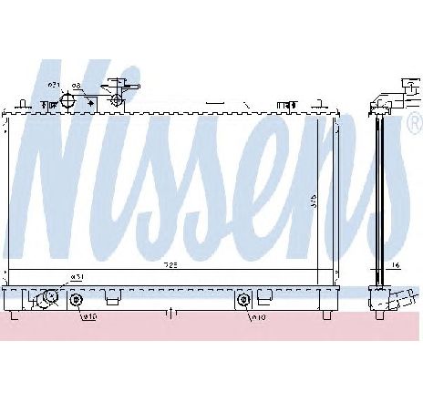 Radiator, racire motor NISSENS 68550</br>Piesa auto pentru Radiator racire apa/ ulei Radiator, racire motor NISSENS 68550</br>Piesa auto pentru Radiator racire apa/ ulei