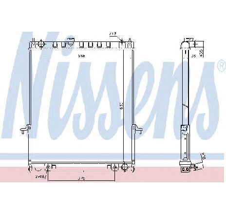 Radiator, racire motor NISSENS 68738</br>Piesa auto pentru Radiator racire apa/ ulei Radiator, racire motor NISSENS 68738</br>Piesa auto pentru Radiator racire apa/ ulei