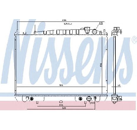 Radiator, racire motor NISSENS 68766</br>Piesa auto pentru Radiator racire apa/ ulei Radiator, racire motor NISSENS 68766</br>Piesa auto pentru Radiator racire apa/ ulei