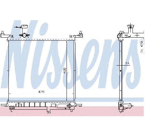 Radiator, racire motor NISSENS 68770</br>Piesa auto pentru Radiator racire apa/ ulei Radiator, racire motor NISSENS 68770</br>Piesa auto pentru Radiator racire apa/ ulei