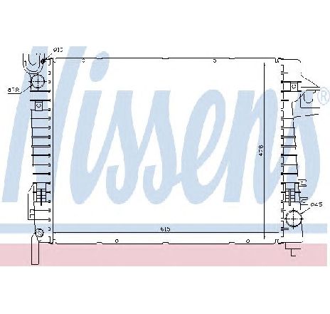 Radiator, racire motor NISSENS 69017 Radiator, racire motor NISSENS 69017