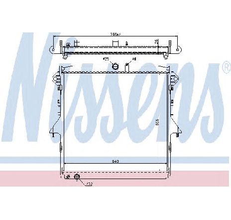Radiator, racire motor NISSENS 69241 Radiator, racire motor NISSENS 69241