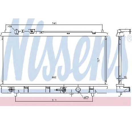 Radiator, racire motor NISSENS 69463</br>Piesa auto pentru Radiator racire apa/ ulei Radiator, racire motor NISSENS 69463</br>Piesa auto pentru Radiator racire apa/ ulei