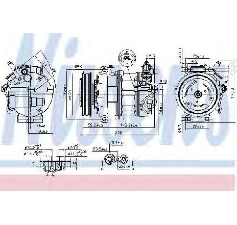 Compresor, climatizare NISSENS 890068</br>Piesa auto pentru Sistem de aer conditionat Compresor, climatizare NISSENS 890068</br>Piesa auto pentru Sistem de aer conditionat