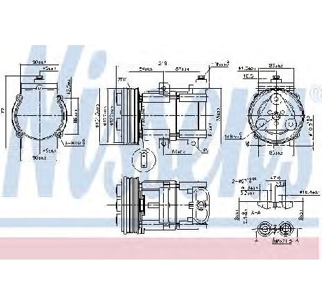 Compresor, climatizare NISSENS 890081</br>Piesa auto pentru Sistem de aer conditionat Compresor, climatizare NISSENS 890081</br>Piesa auto pentru Sistem de aer conditionat