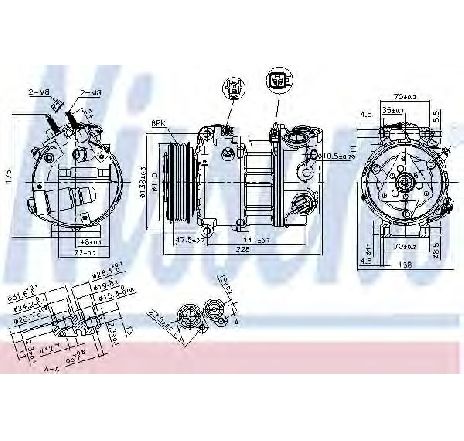 Compresor, climatizare NISSENS 890124</br>Piesa auto pentru Sistem de aer conditionat Compresor, climatizare NISSENS 890124</br>Piesa auto pentru Sistem de aer conditionat