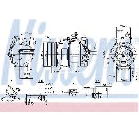Compresor, climatizare NISSENS 890140</br>Piesa auto pentru Sistem de aer conditionat Compresor, climatizare NISSENS 890140</br>Piesa auto pentru Sistem de aer conditionat