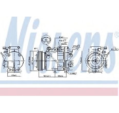 Compresor, climatizare NISSENS 890151</br>Piesa auto pentru Sistem de aer conditionat Compresor, climatizare NISSENS 890151</br>Piesa auto pentru Sistem de aer conditionat