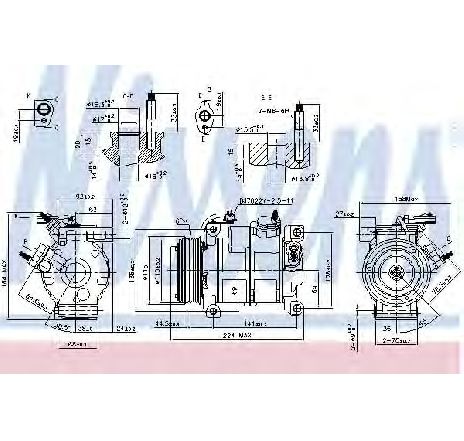 Compresor, climatizare NISSENS 890169</br>Piesa auto pentru Sistem de aer conditionat Compresor, climatizare NISSENS 890169</br>Piesa auto pentru Sistem de aer conditionat