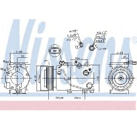 Compresor, climatizare NISSENS 890174</br>Piesa auto pentru Sistem de aer conditionat Compresor, climatizare NISSENS 890174</br>Piesa auto pentru Sistem de aer conditionat