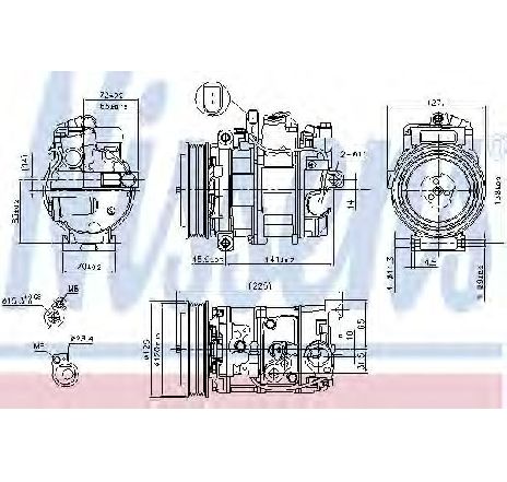 Compresor, climatizare NISSENS 890191</br>Piesa auto pentru Sistem de aer conditionat Compresor, climatizare NISSENS 890191</br>Piesa auto pentru Sistem de aer conditionat
