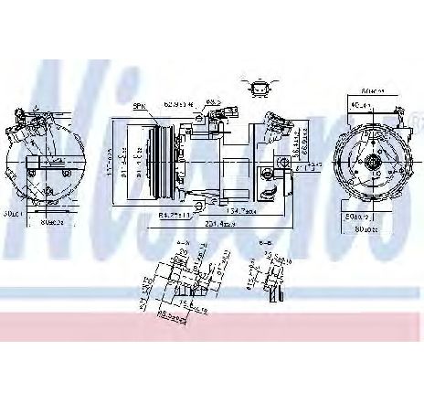 Compresor, climatizare NISSENS 890297</br>Piesa auto pentru Sistem de aer conditionat Compresor, climatizare NISSENS 890297</br>Piesa auto pentru Sistem de aer conditionat