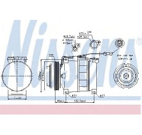 Compresor, climatizare NISSENS 89045</br>Piesa auto pentru Sistem de aer conditionat Compresor, climatizare NISSENS 89045</br>Piesa auto pentru Sistem de aer conditionat