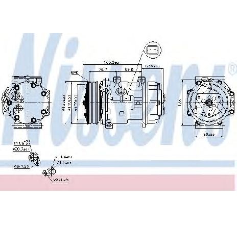 Compresor, climatizare NISSENS 89136</br>Piesa auto pentru Sistem de aer conditionat Compresor, climatizare NISSENS 89136</br>Piesa auto pentru Sistem de aer conditionat