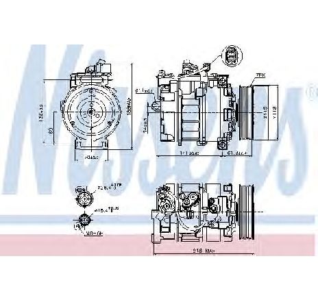 Compresor, climatizare NISSENS 89210</br>Piesa auto pentru Sistem de aer conditionat Compresor, climatizare NISSENS 89210</br>Piesa auto pentru Sistem de aer conditionat