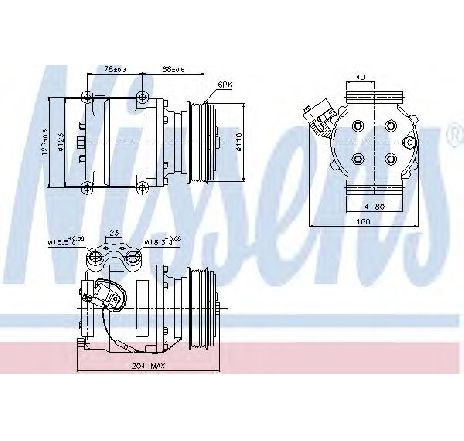 Compresor, climatizare NISSENS 89230</br>Piesa auto pentru Sistem de aer conditionat Compresor, climatizare NISSENS 89230</br>Piesa auto pentru Sistem de aer conditionat