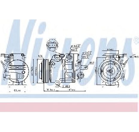 Compresor, climatizare NISSENS 89304</br>Piesa auto pentru Sistem de aer conditionat Compresor, climatizare NISSENS 89304</br>Piesa auto pentru Sistem de aer conditionat