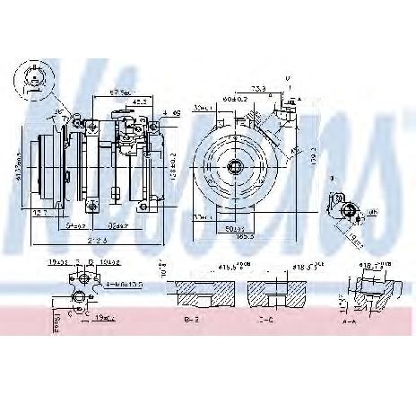 Compresor, climatizare NISSENS 89312</br>Piesa auto pentru Sistem de aer conditionat Compresor, climatizare NISSENS 89312</br>Piesa auto pentru Sistem de aer conditionat