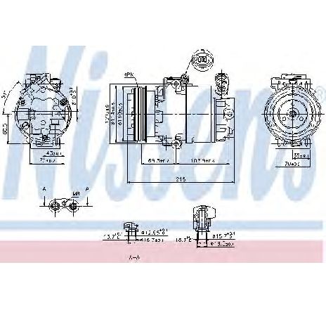 Compresor, climatizare NISSENS 89333</br>Piesa auto pentru Sistem de aer conditionat Compresor, climatizare NISSENS 89333</br>Piesa auto pentru Sistem de aer conditionat