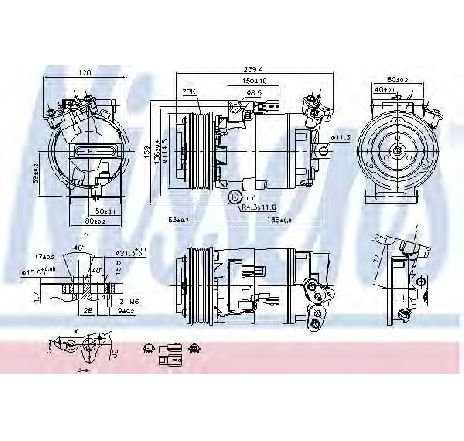 Compresor, climatizare NISSENS 89346</br>Piesa auto pentru Sistem de aer conditionat Compresor, climatizare NISSENS 89346</br>Piesa auto pentru Sistem de aer conditionat