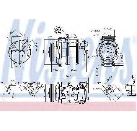 Compresor, climatizare NISSENS 89359</br>Piesa auto pentru Sistem de aer conditionat Compresor, climatizare NISSENS 89359</br>Piesa auto pentru Sistem de aer conditionat