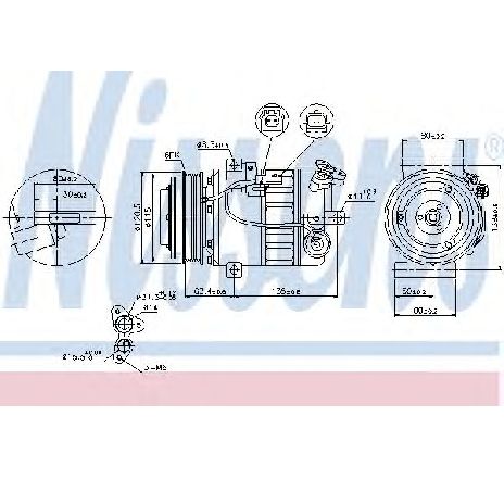 Compresor, climatizare NISSENS 89394</br>Piesa auto pentru Sistem de aer conditionat Compresor, climatizare NISSENS 89394</br>Piesa auto pentru Sistem de aer conditionat