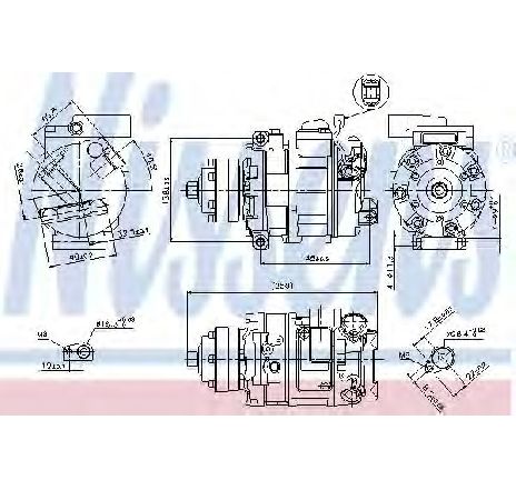 Compresor, climatizare NISSENS 89418</br>Piesa auto pentru Sistem de aer conditionat Compresor, climatizare NISSENS 89418</br>Piesa auto pentru Sistem de aer conditionat
