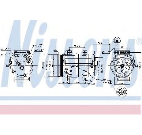 Compresor, climatizare NISSENS 89452</br>Piesa auto pentru Sistem de aer conditionat Compresor, climatizare NISSENS 89452</br>Piesa auto pentru Sistem de aer conditionat