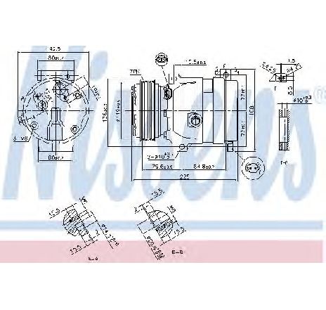 Compresor, climatizare NISSENS 89587</br>Piesa auto pentru Sistem de aer conditionat Compresor, climatizare NISSENS 89587</br>Piesa auto pentru Sistem de aer conditionat