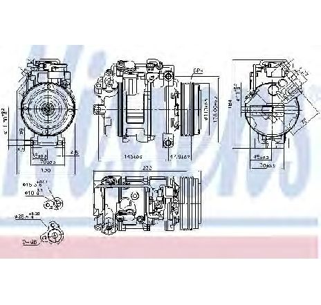 Compresor, climatizare NISSENS 89593</br>Piesa auto pentru Sistem de aer conditionat Compresor, climatizare NISSENS 89593</br>Piesa auto pentru Sistem de aer conditionat