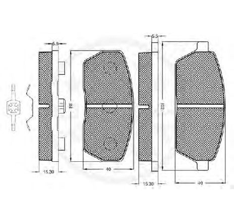 Set placute frana,frana disc OPTIMAL 10077 Set placute frana,frana disc OPTIMAL 10077