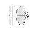 Set placute frana,frana disc OPTIMAL 10342