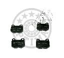 Set placute frana,frana disc OPTIMAL 12048