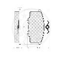 Set placute frana,frana disc OPTIMAL 12054