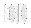 Set placute frana,frana disc OPTIMAL 12083</br>Piesa auto pentru KIA RETONA (CE)  2.0 TD