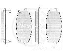 Set placute frana,frana disc OPTIMAL 12135</br>Piesa auto pentru KIA CEE'D SW (ED)  2.0 CRDi 140