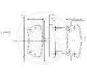 Set placute frana,frana disc OPTIMAL 12369</br>Piesa auto pentru HONDA CR-V III (RE) HONDA CR-V Mk III (RE) 2.2 i-CTDi 4WD