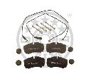 Set placute frana,frana disc OPTIMAL 12418
