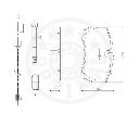 Set placute frana,frana disc OPTIMAL 12418