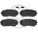 Set placute frana,frana disc OPTIMAL 12486