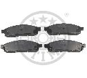 Set placute frana,frana disc OPTIMAL 12537