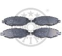 Set placute frana,frana disc OPTIMAL 12544