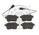 Set placute frana,frana disc OPTIMAL 12554